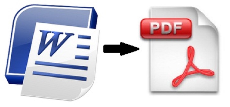 how to convert from words to pdf file